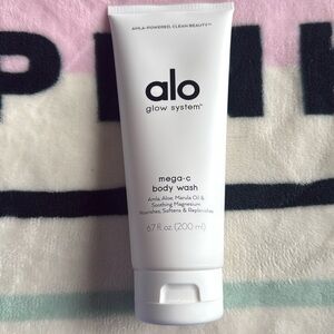 Alo glow system 
Body wash